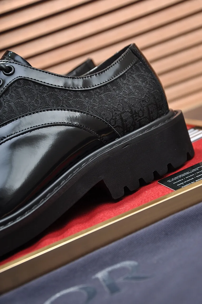 Men's shoes 💰560💶[Dior] (cowhide lining) Dior original 1:1 high quality factory, imported original materials, imported original cowhide, water-dyed cowhide lining, original TPU outsole, code number: 38-44